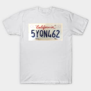 California licence Plate T-Shirt